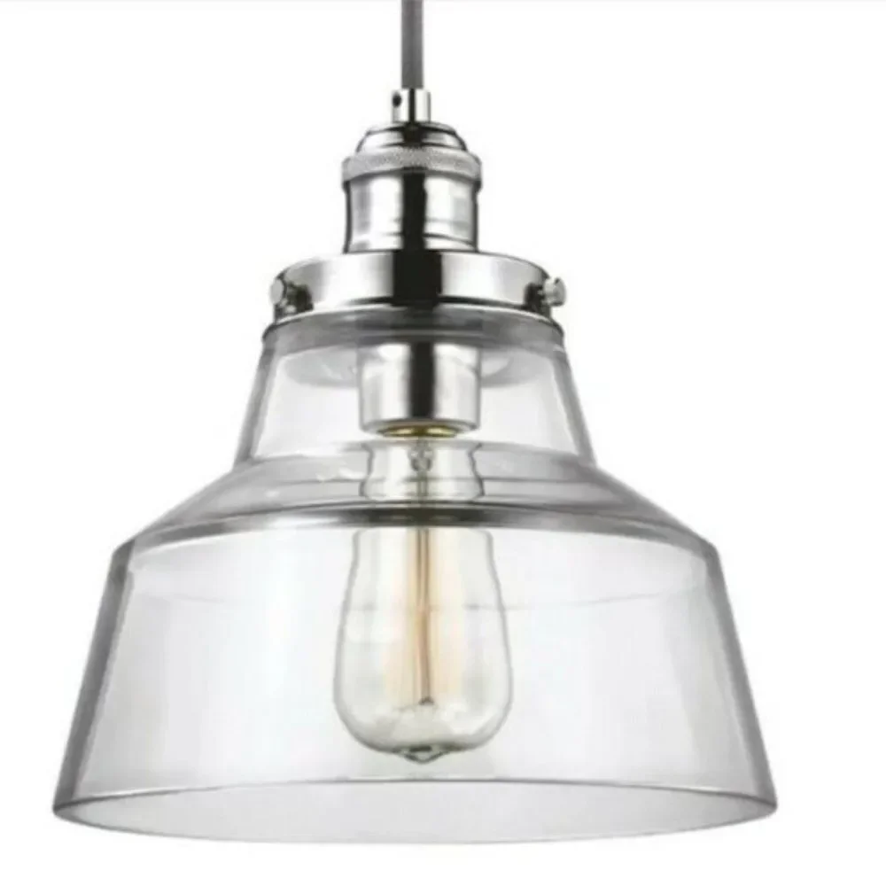 FEISS One Light Pendant Polished Nickel P1348PN Baskin 10
